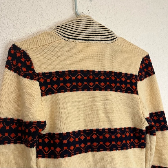 Francesca's Collection Striped Aztec Southwestern Cardigan Sweater Womens Sz S - Picture 7 of 11